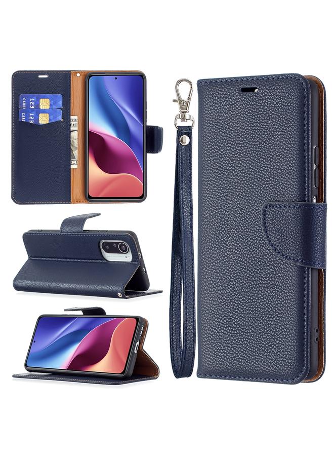 Case For Xiaomi Mi 11i / Poco F3 / Redmi K40 /K40 Pro Litchi Texture Pure Color Horizontal Flip Leather Case with Holder & Card Slots & Wallet & Lanyard  - Image 1