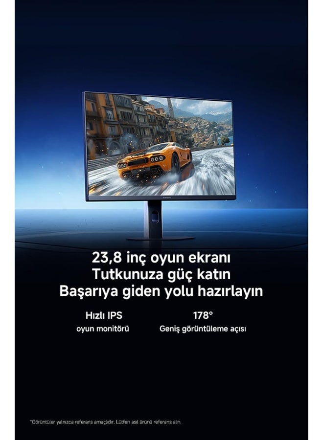 شاومي شاشة ألعاب 24 بوصة G24i، عرض IPS سريع، دقة FHD، معدل تحديث 180 هرتز، زمن استجابة 1 مللي ثانية، تقنية FreeSync، عرض HDR، سمك 7.5 مم فائق النحافة - Image 4