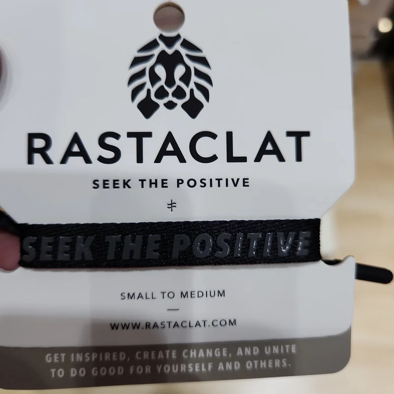 Rastaclat SEEK THE POSITIVE S/M Black