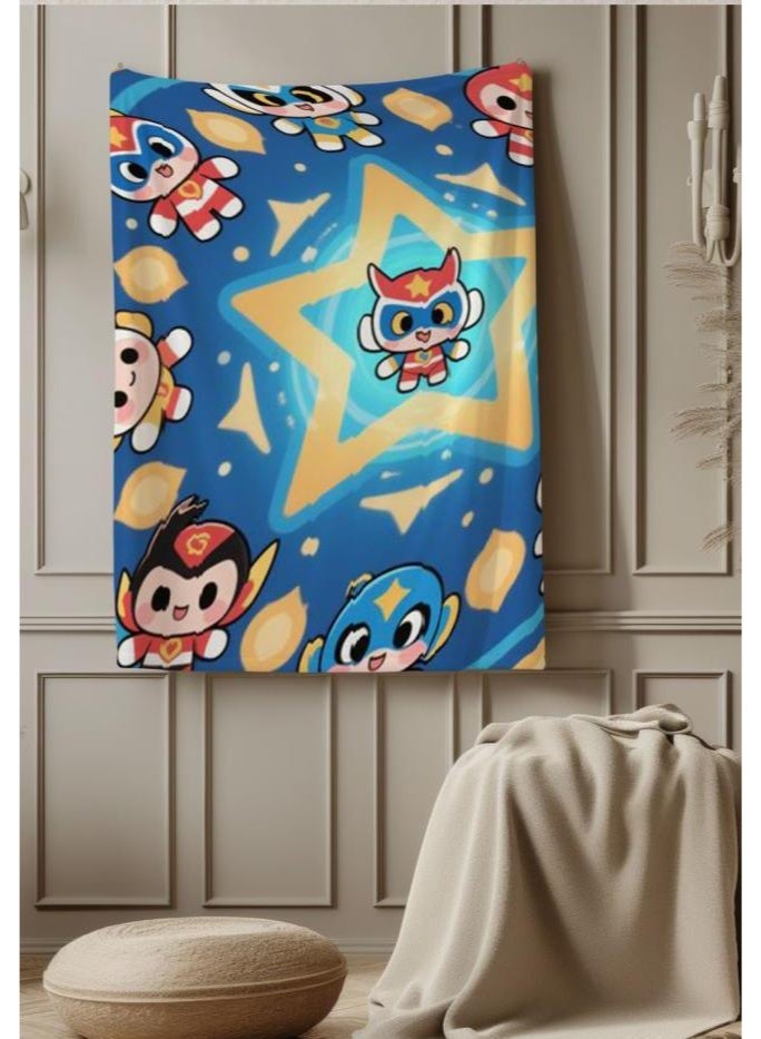 general Baby and children's cartoon flannel thin blanket (warm and comfortable, suitable for sleep, game use) 70cm*100cm - Image 3