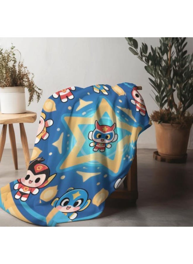 general Baby and children's cartoon flannel thin blanket (warm and comfortable, suitable for sleep, game use) 70cm*100cm - Image 5