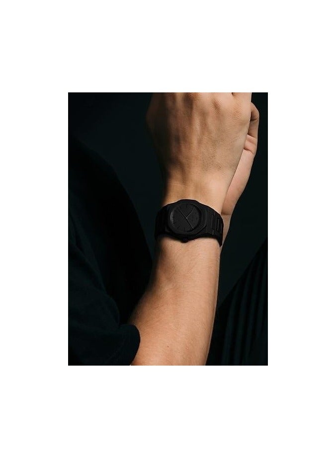 Men's watch carbon black  - Image 2