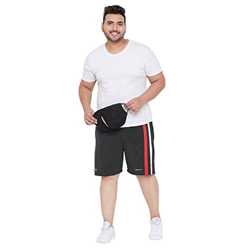 Bigbanana Men's Regular Fit Shorts (Repton,Black,5XL) - Image 2