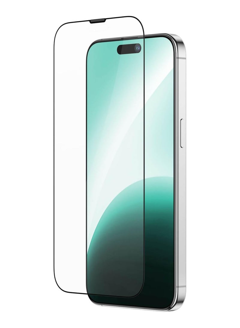 ELTRAZONE ELTERAZONE Compatible with iPhone 15 plus Screen Protector Set, 2.5D Curved Edges, Full-Coverage 5D Tempered Glass, Military-Grade Protection, Scratch Resistant - Image 1