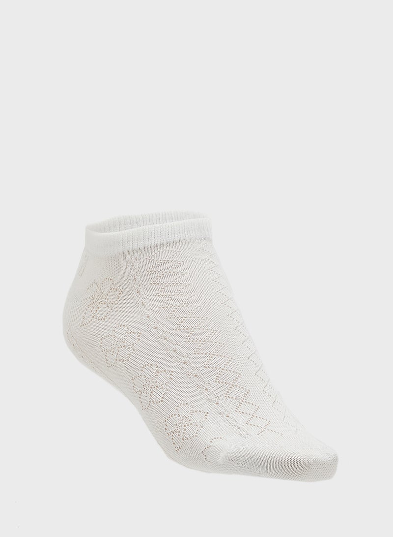 Ginger 5PK Pointelle Ankle Socks - Image 5