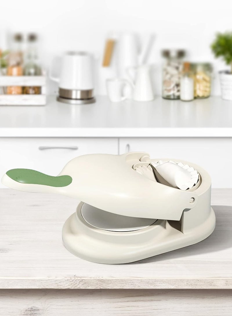 Denx 2 in 1 Dumpling Maker, Manual Dumpling Maker with Tortilla Mold and Pizza Dough Press - Universal Fit Hand Press for Dumpling Maker, DIY Dough Shaping, Turn Dumpling Making into a Work of Art - Image 4