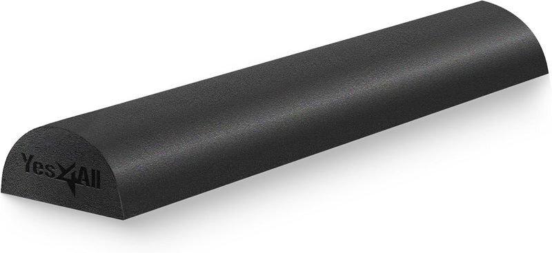 Yes4All High-Density Round Back Roller Foam, Exercise Foam Roller for Yoga, Pilates & Stretching - 12, 18, 24, 36 inch - Image 1