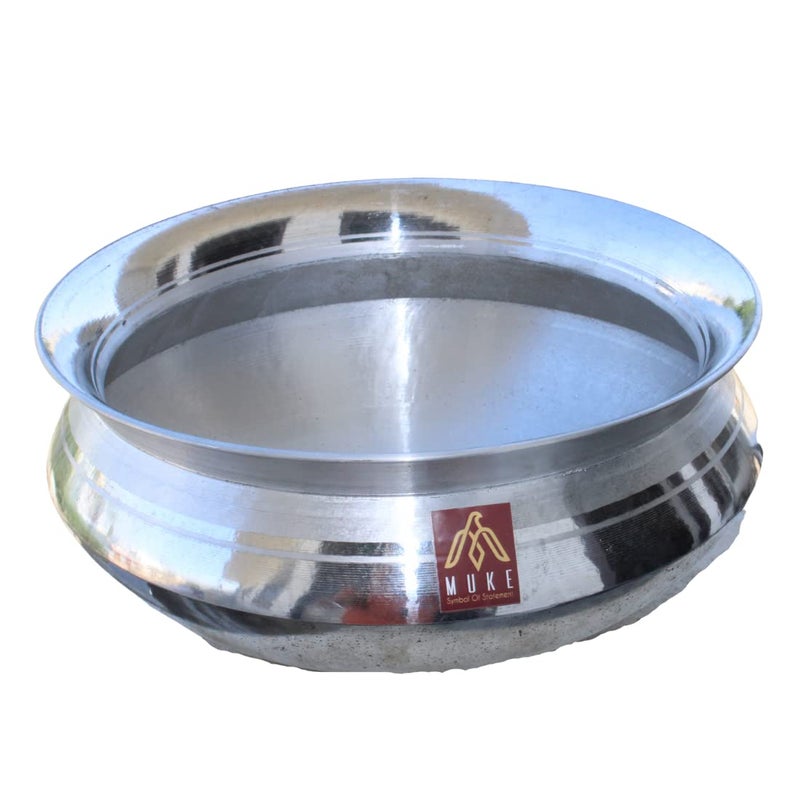 MUKE Aluminium Handi sipri degchi Pot cookwere Bhagona & Serveware for Home, Kitchen, Hotel & Restaurants Utensils (3 litr) - Image 3