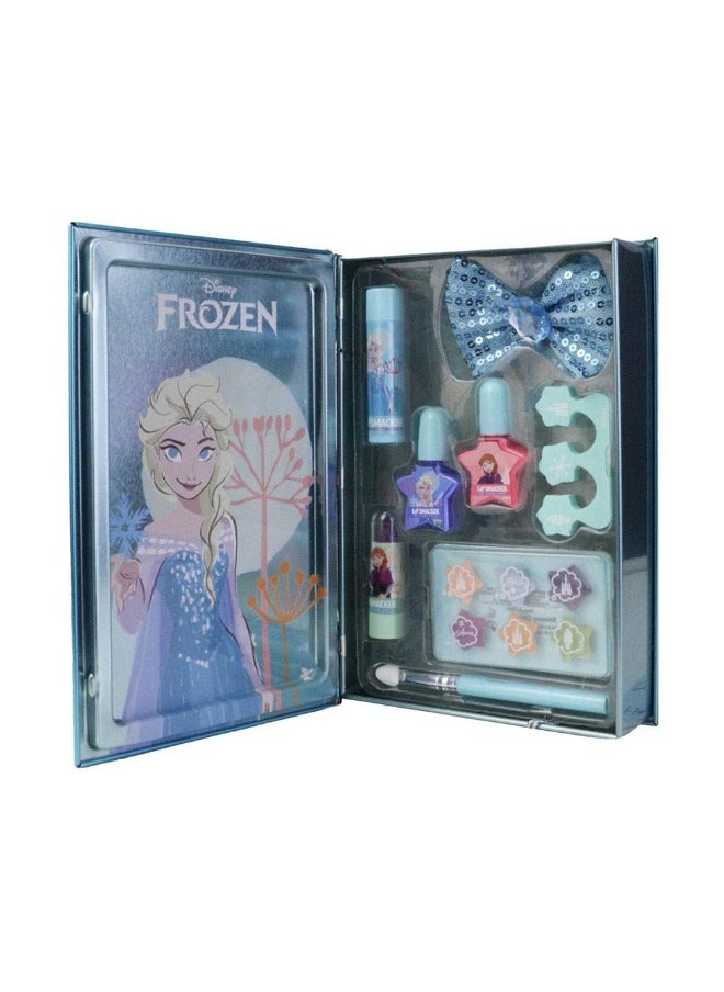 Markwins Lip Smacker Disney Frozen Elsa & Anna Book Tin Makeup Case  - Image 1