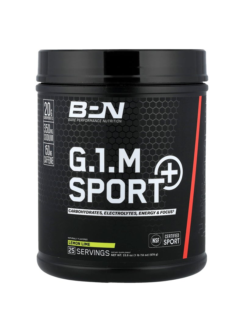 G.1.M Sport+, Lemon Lime, 1 lb 7.8 oz (678 g)