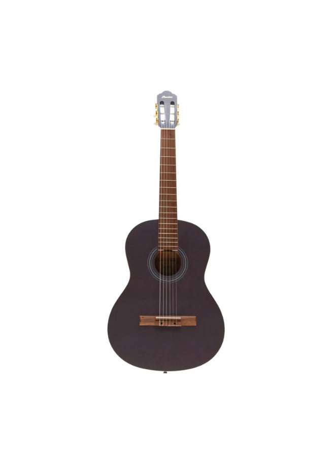 Bamboo GC-39-GREY 4/4 Full-Size Classical Guitar with Gig Bag – Matte Grey Finish - Image 1