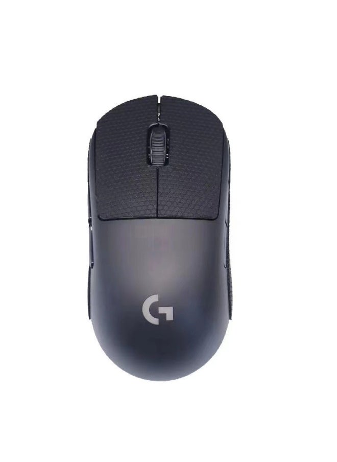 Generic - Anti-slip Mouse Stickers Logitech GPW One Or Two Generation GPROX Special All-inclusive Sweat-absorbent Anti-sweat Hand Stickers Lizard Skin-Color:gpw Second Generation [black-light Blue Inkjet]] - Image 1