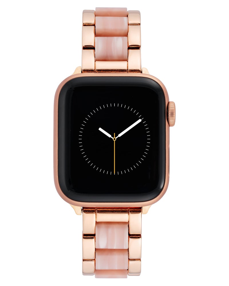 ANNE KLEIN سوار ريسين موضة متوافق مع ساعة آبل - حزام بديل قابل للتعديل وآمن - Image 1