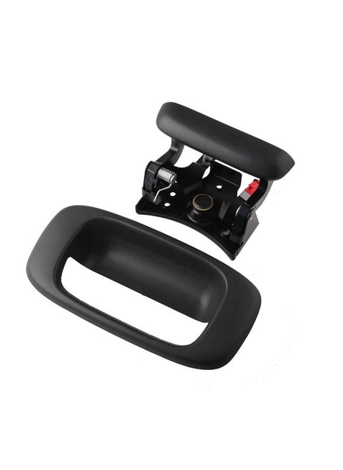 Car Tailgate Handle Trunk Lock Push Button and Bezel Trim Replacement 15997911 for Chevrolet GMC