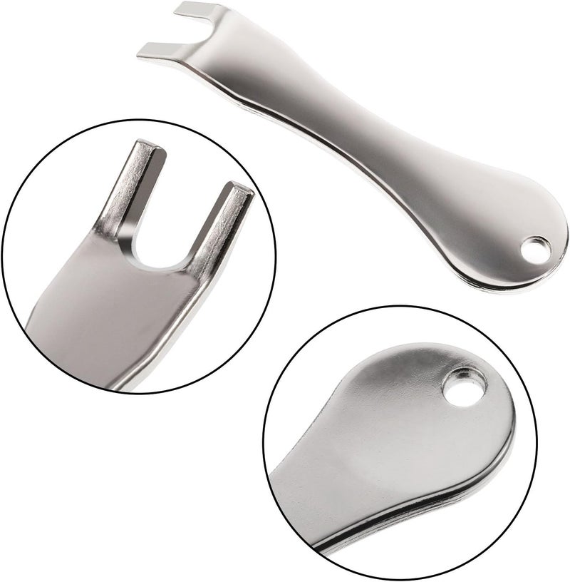 TecUnite 12 Pcs Acoustic Guitar Bridge Pins with Bridge Pin Puller Remover and Saddle Nut, Acoustic Guitar Replacement Parts and Accessories - Image 4