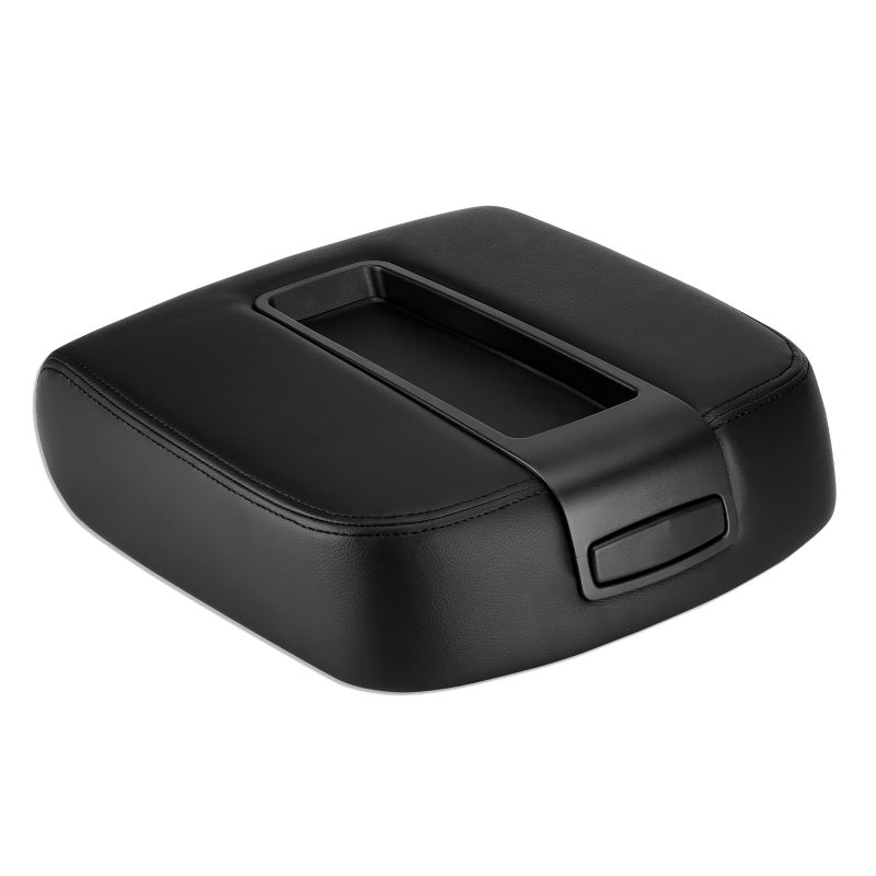 ILONPA Black Center Console Armrest Lid Box Cover Fits for 20072014 Chevy Silverado Avalanche Tahoe Suburban GMC Sierra Yukon XL Replace for 15217111 15941534 19328718 Durable and Easy Installation