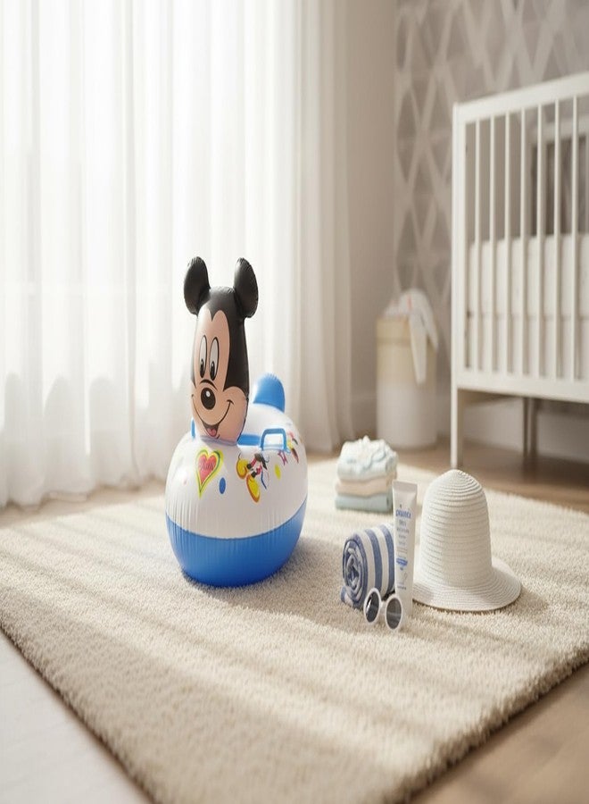 SVS ONLINE Kids Inflatable Cartoon Swim Ring with Seat - Pink Baby Pool Float (Mickey-Swiming-Ring) - Image 5
