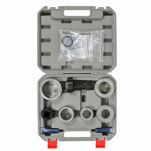 ARES 14025 Exhaust Pipe Expander Kit Widens Exhaust Pipes from 158Inches to 414Inches in Diameter 7Piece Impact Rated Kit Includes Heavy Duty Storage Case - Image 1