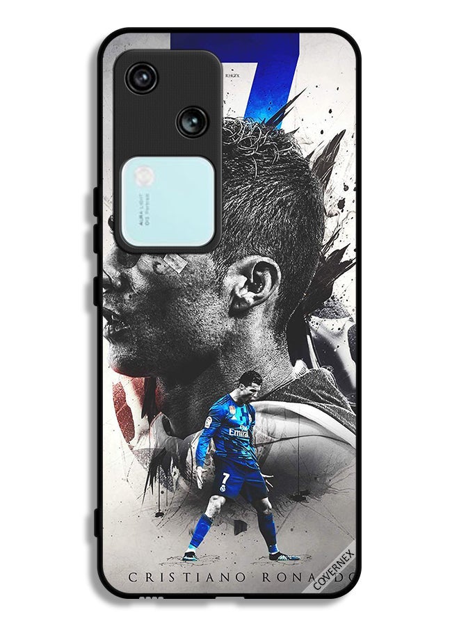 Covernex Vivo V30 5G Protective Case Cover Cristiano Ronaldo Wallpaper - Image 1
