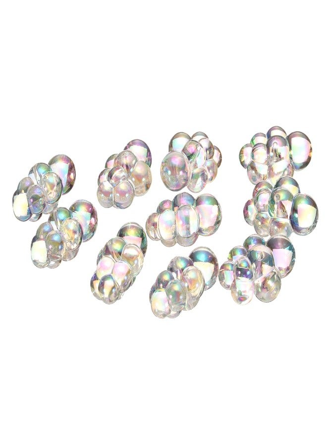 CoCud Bubble Clusters for Miniature Dollhouse Bathtub, 1:16 Scale Acrylic Iridescent Clear Bubbles - (Applications: for DIY Craft, Fairy Beach Decor), 10-Piece, L - Image 1