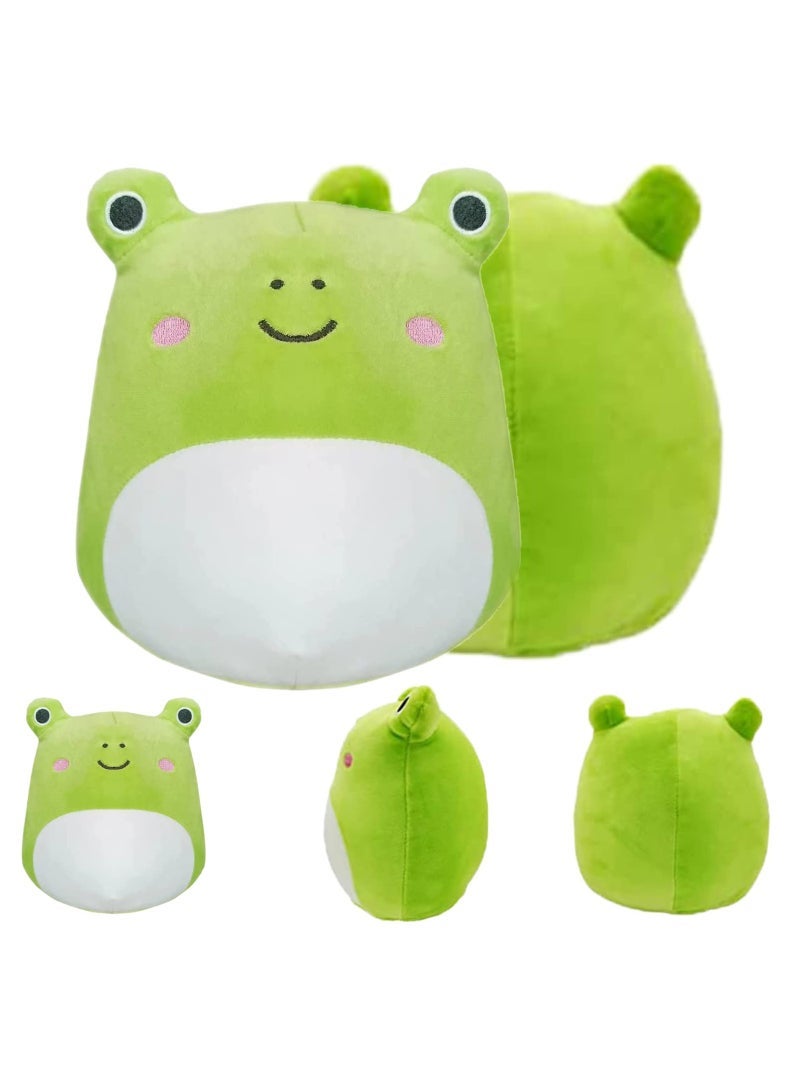 SYOSI Frog Plush Toy, Animals lovely Frog Stuffed Pillow, Super Soft and Comfortable Plush Toy Birthday Decor Suitable for Boys Girls 8 Inch - Image 1