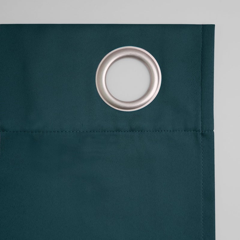 Sun Zero Easton Energy Saving Blackout Grommet Curtain Panel, 40" x 108", Teal - Image 5