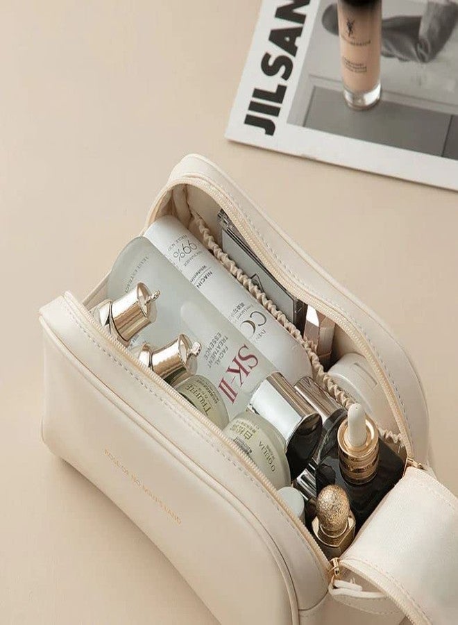 GNOLY حقيبة أدوات تجميل معلقة من GNOLY، سعة كبيرة جدًا، حقيبة تنظيم سفر للرجال والنساء، مصنوعة من النايلون المتين المقاوم للماء، حقيبة حمام ومكياج لأدوات التجميل والفرش. - Image 2