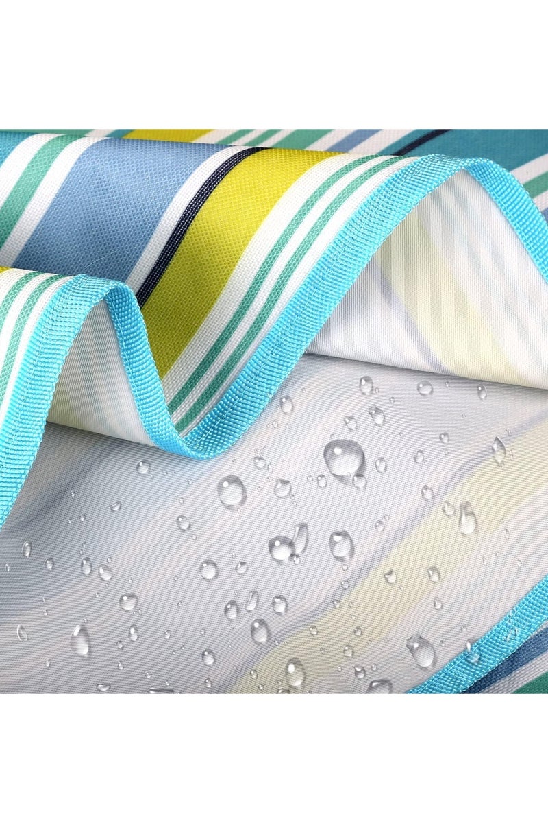 JoyousSto Large Picnic Blankets Beach Blanket 150*200cm Outdoor Waterproof, 600D Oxford, Washable Foldable Portable, Lightweight, Sandproof, Beach Mat, Camping, Party, Park - Image 5
