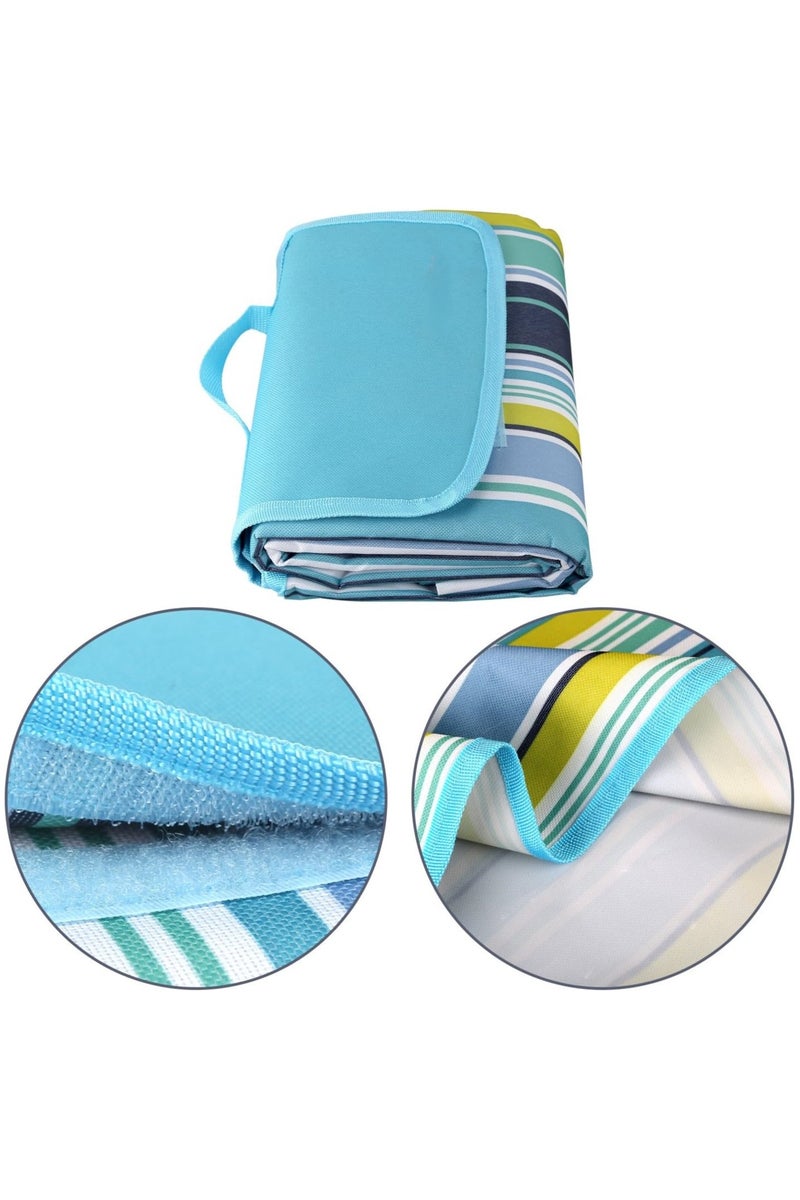 JoyousSto Large Picnic Blankets Beach Blanket 150*200cm Outdoor Waterproof, 600D Oxford, Washable Foldable Portable, Lightweight, Sandproof, Beach Mat, Camping, Party, Park - Image 2