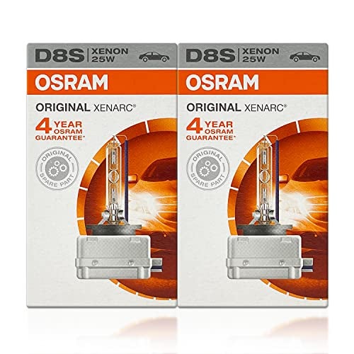 OSRAM 2x D8S 25W OEM HID Xenon Replacement Headlight Bulb 4300K White P/N: 66548 NEW - Image 1