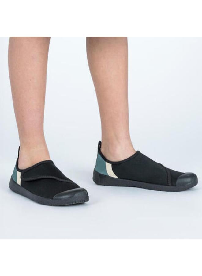 Subea Kids' water shoes with rip-tab Aquashoes 120 black Best