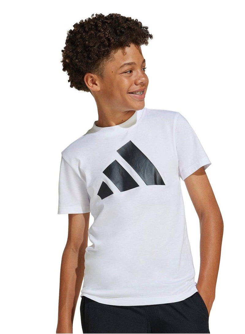 Adidas J Bl Tee 160 U White Not Sports Specific T-Shirts For Unisex - Image 3
