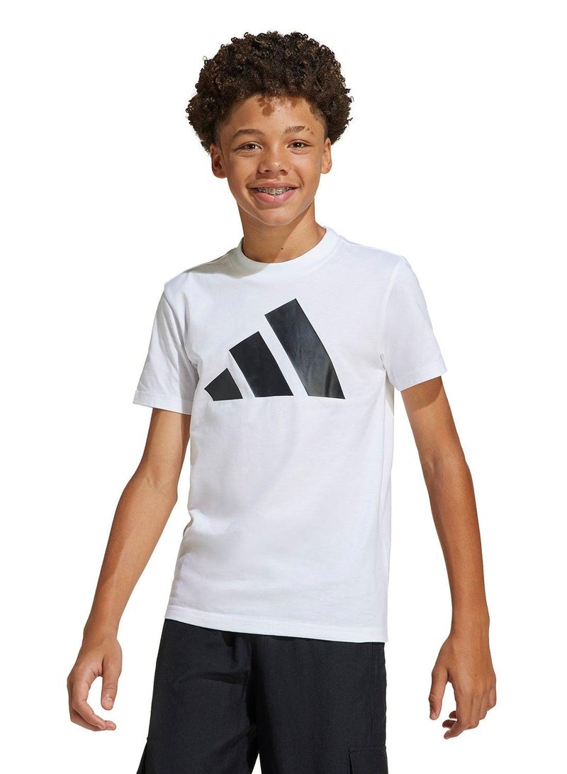 Adidas J Bl Tee 160 U White Not Sports Specific T-Shirts For Unisex - Image 1