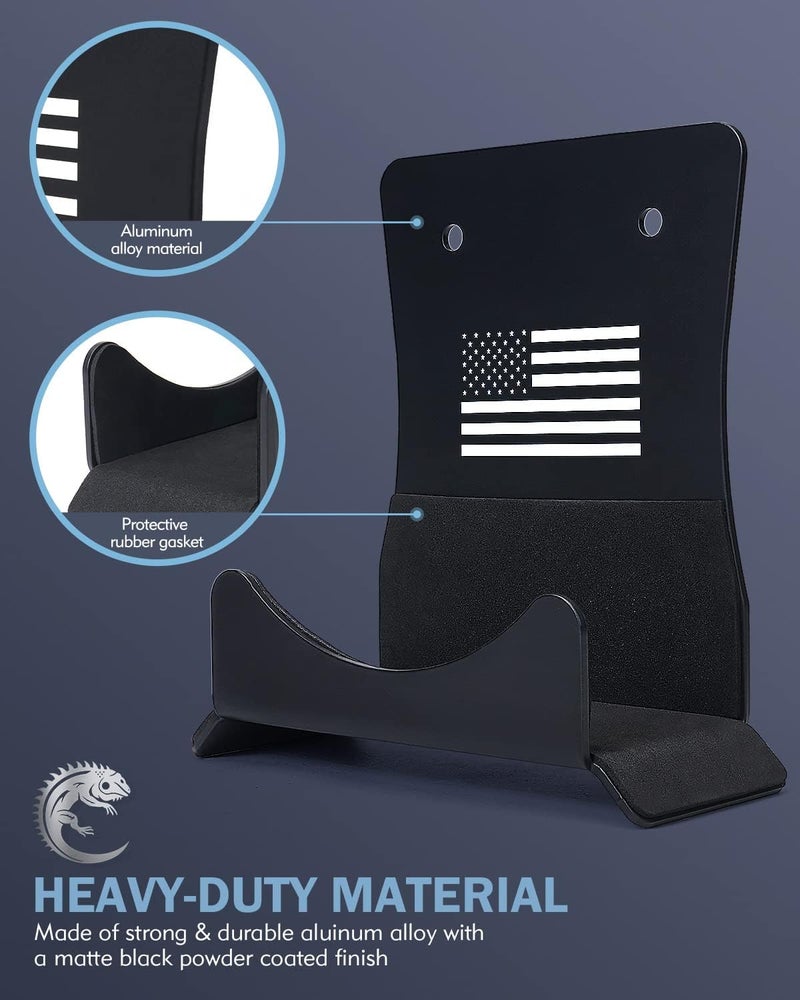 Lupar America Flag Storage Door Hangers - 4 Pack Aluminum Wall-Mounted Rack for Jeep Wrangler (1956-2023) - Image 2