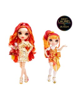 RAINBOW HIGH Junior High Special Edition Laurel De’Vious - 9" Red And Orange Posable Fashion Doll With Accessories And Open/Close Soft Backpack. Great Toy Gift For Kids Ages 4-12  - Image 4