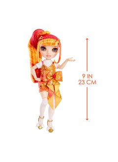 RAINBOW HIGH Junior High Special Edition Laurel De’Vious - 9" Red And Orange Posable Fashion Doll With Accessories And Open/Close Soft Backpack. Great Toy Gift For Kids Ages 4-12  - Image 3