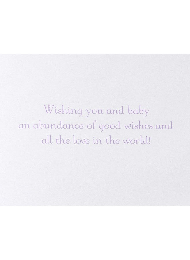 Papyrus Baby Shower Card (Abundance Of Good Wishes)  - Image 4