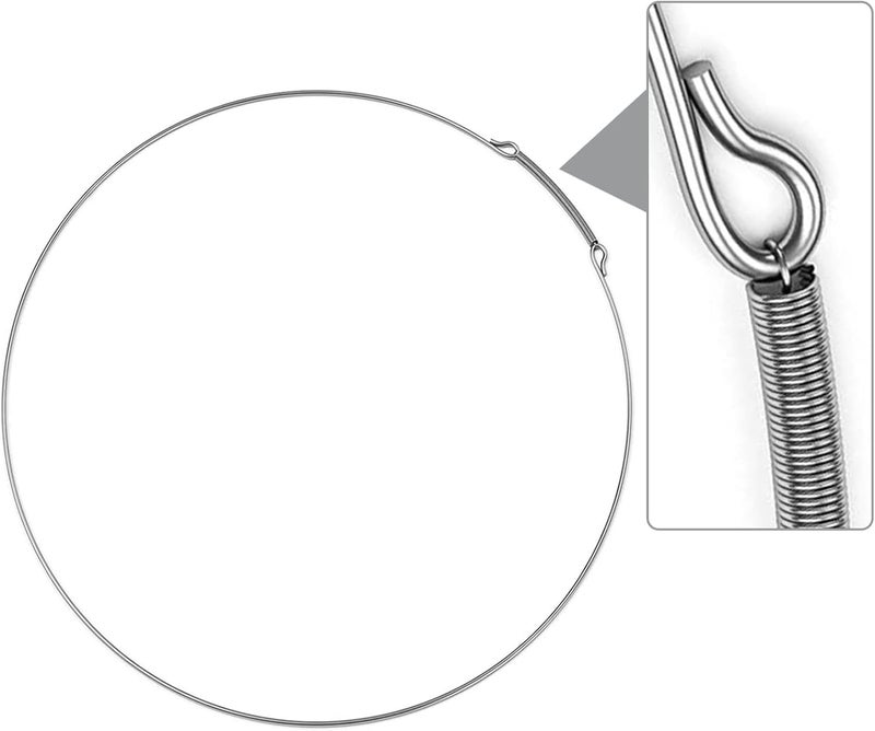 Dinghosen 134527100 Washer Boot Spring Clamp for Frigidaire Electrolux Washer Parts, Washing Machine Door Boot Seal Retaining Ring for Frigidaire Washer Parts, Prevents Water Leaks Stainless Steel - Image 1