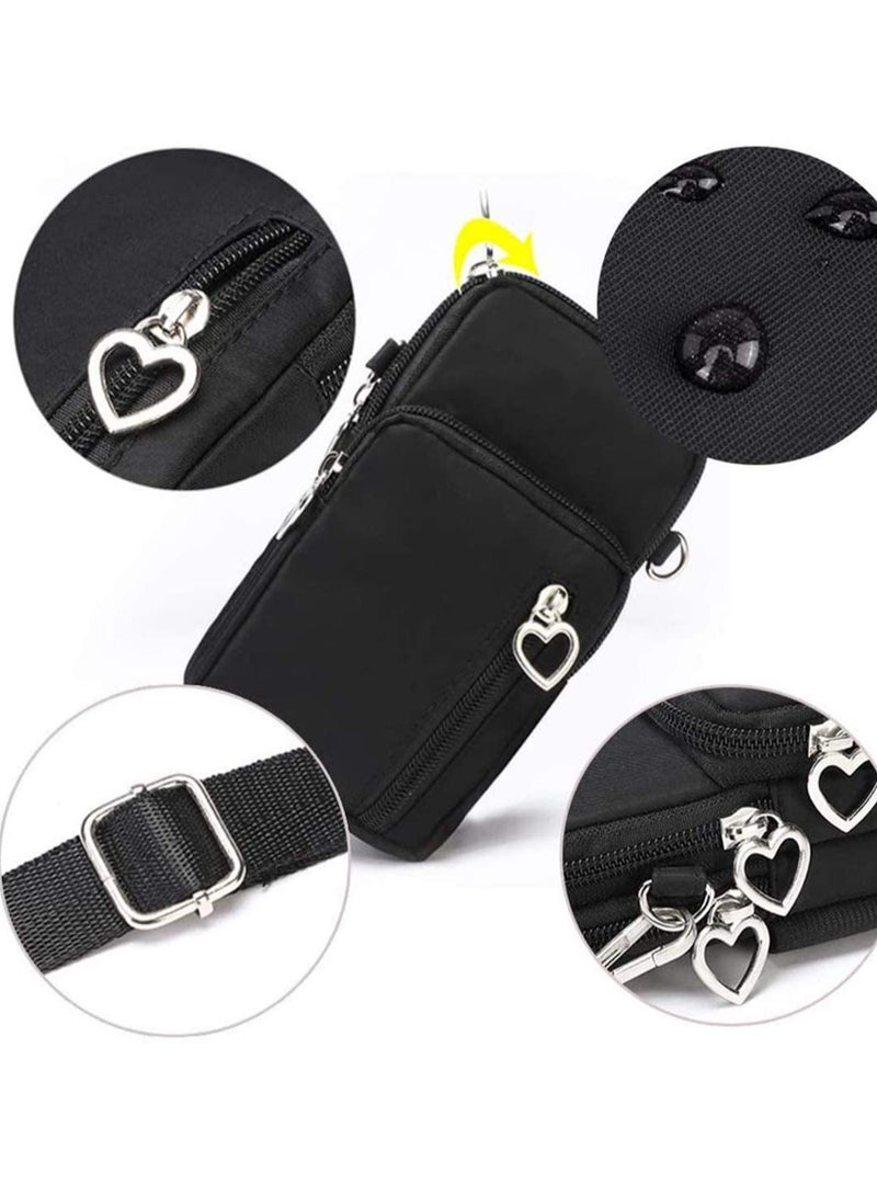Cotton Woven Crossbody Phone Pouch for iPhone 11 Pro Max and Samsung Galaxy S10 Plus - Image 5