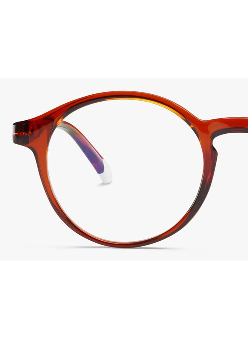 BARNER Le Marais Glossy Glossy Intense Rust - Round Glasses - Image 4