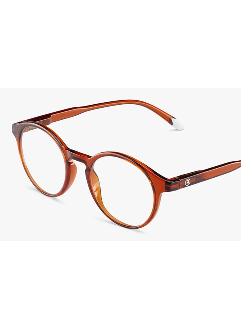 BARNER Le Marais Glossy Glossy Intense Rust - Round Glasses - Image 5