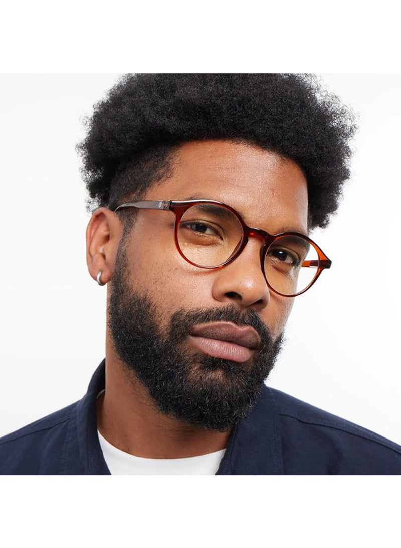 BARNER Le Marais Glossy Glossy Intense Rust - Round Glasses - Image 3