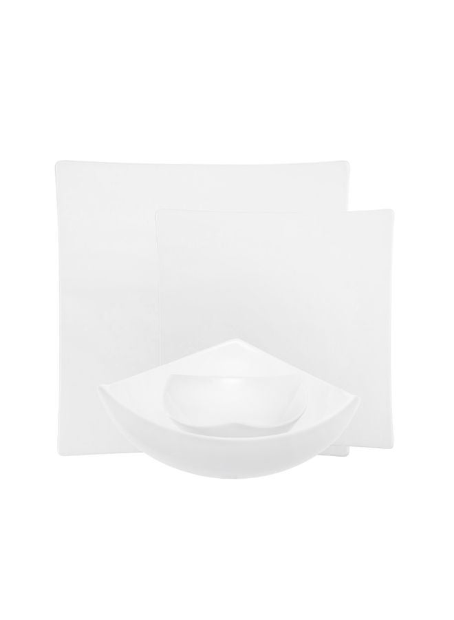 Royal Porcelain Royal Porcelain Dinner Set 24 Pieces Bone China - Extreme White  - Image 1