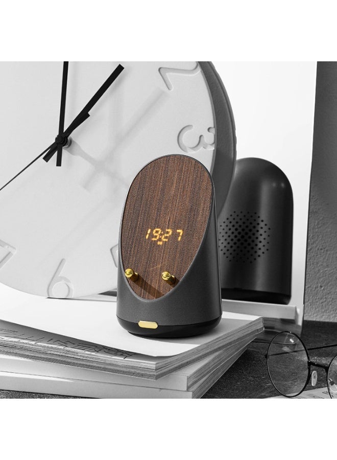 Induction Speaker with Wireless Charging & Clock – Near‑Field Audio, Place Phone and Play Instantly, Phone Stand Bluetooth Speaker - Image 1