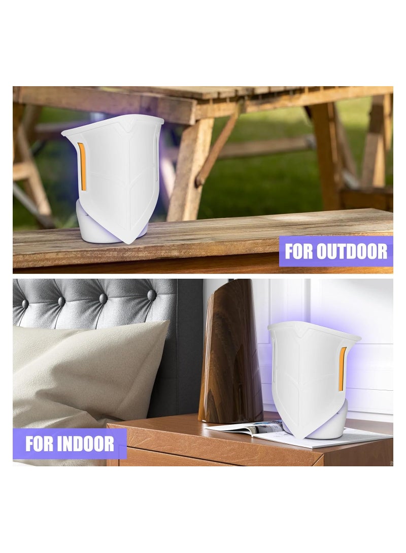 كابتن تيك Rechargeable Indoor Flying Insect Traps - 2 Pack Fruit Fly and Gnat Traps for Home, Attracts Mosquitoes, Ideal for Kitchen and Dining Room Use. - Image 3