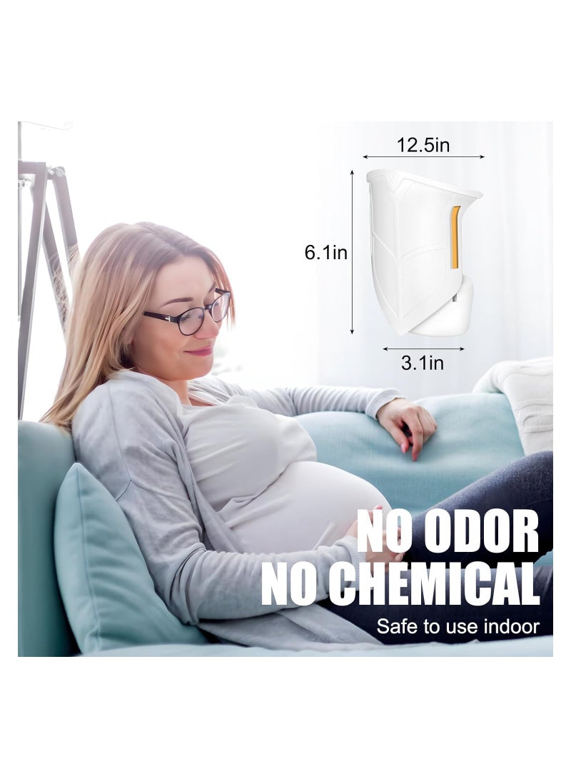 كابتن تيك Rechargeable Indoor Flying Insect Traps - 2 Pack Fruit Fly and Gnat Traps for Home, Attracts Mosquitoes, Ideal for Kitchen and Dining Room Use. - Image 5