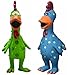 HDP Multipet Latex Grunting Toy Bundle Chicken Assorted Color Pack of 2 - Image 3