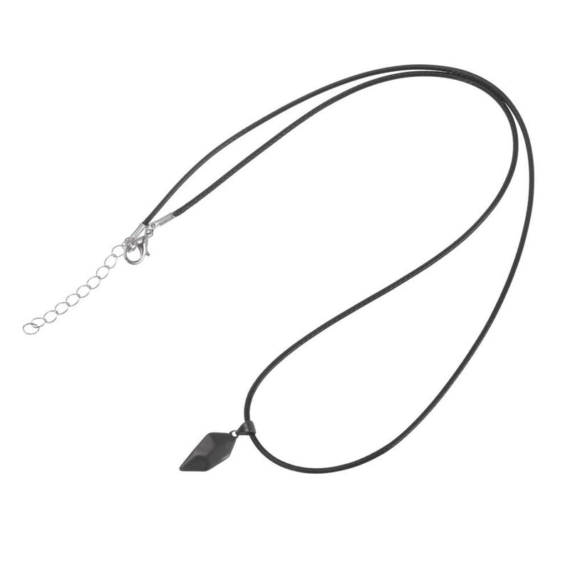 LEGENSTAR Two Souls One Heart Pendant Necklaces for Couple,Wishing Stone Creative Magnet Couples Necklace (Black+Silver 02) - Image 4