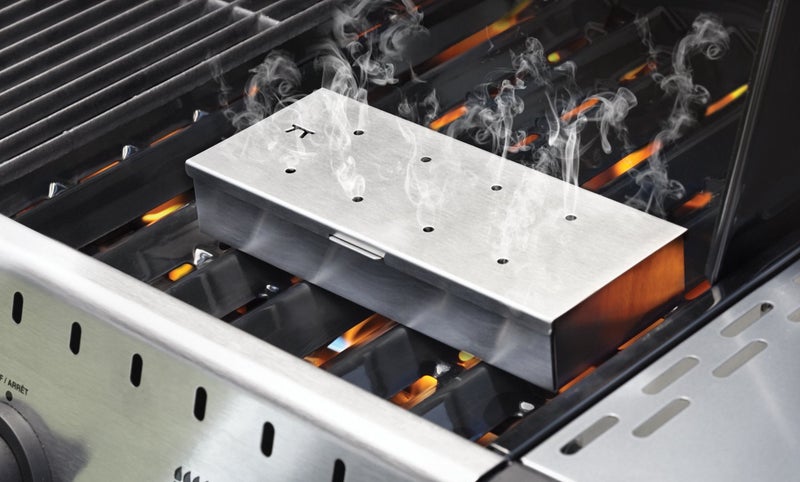 Outset Grill Wood Chip Smoking Box, Stainless Steel - Image 2