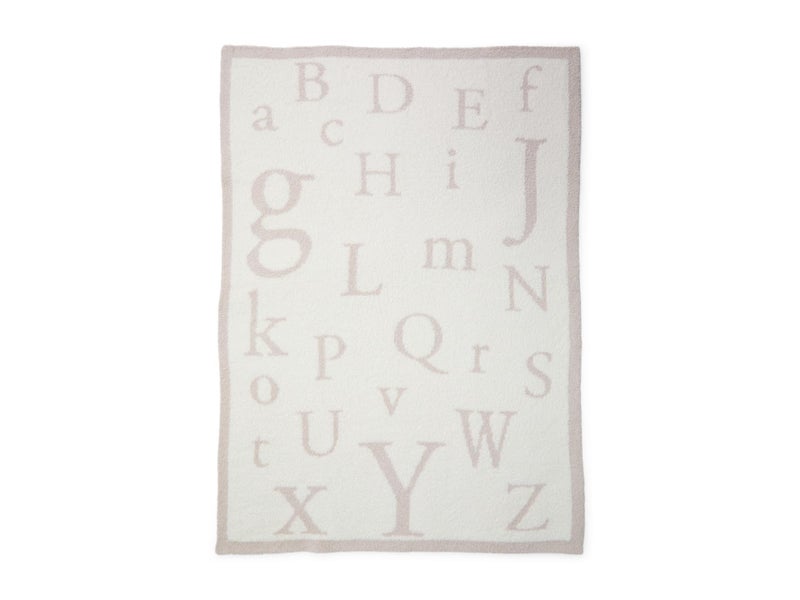 Barefoot Dreams Unisex CozyChic® ABC Blanket Stone/Cream Baby - Image 2
